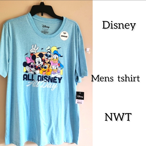 DISNEY MENS TSHIRT SIZE L NWT - Picture 1 of 5